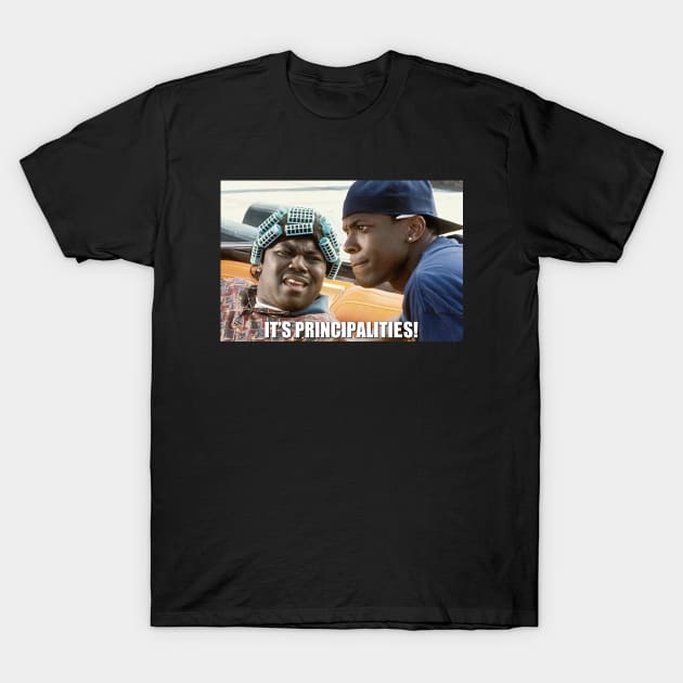 Funny Friday Movie Big Worm Bye Felicia Smokey Principles T-Shirt by GWCVFG